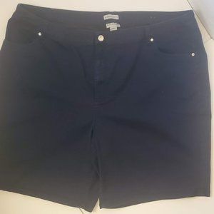 Catherines women's sateen stretch shorts size 32W